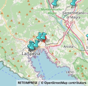 Mappa Via Elba, 19126 La Spezia SP, Italia (4.57667)