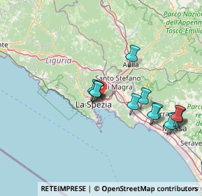 Mappa Via Elba, 19126 La Spezia SP, Italia (14.88429)