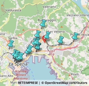 Mappa Via Elba, 19126 La Spezia SP, Italia (2.097)