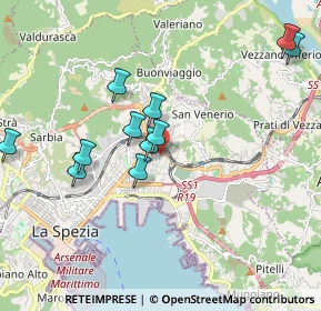 Mappa Via Elba, 19126 La Spezia SP, Italia (1.90273)