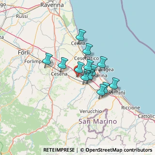 Mappa Via Viole, 47035 Gambettola FC, Italia (9.39077)