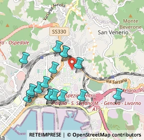 Mappa Via Capraia, 19126 La Spezia SP, Italia (1.01353)
