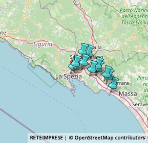 Mappa Via Capraia, 19126 La Spezia SP, Italia (8.26909)