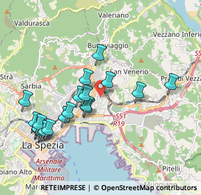 Mappa Via Capraia, 19126 La Spezia SP, Italia (2.0505)