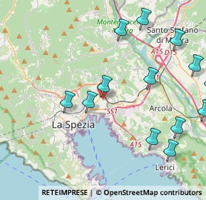 Mappa Via Capraia, 19126 La Spezia SP, Italia (5.16846)
