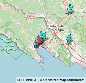 Mappa Via Capraia, 19126 La Spezia SP, Italia (5.00385)