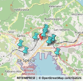 Mappa 19125 La Spezia SP, Italia (1.12545)