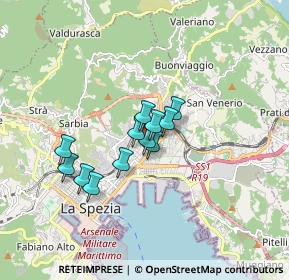 Mappa 19125 La Spezia SP, Italia (1.17417)