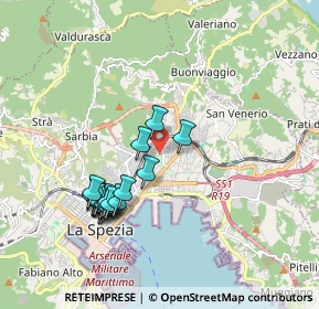 Mappa 19125 La Spezia SP, Italia (1.8785)