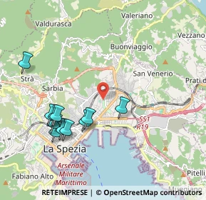 Mappa 19125 La Spezia SP, Italia (2.12273)