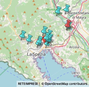 Mappa 19125 La Spezia SP, Italia (2.50714)