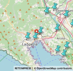 Mappa 19125 La Spezia SP, Italia (5.31917)