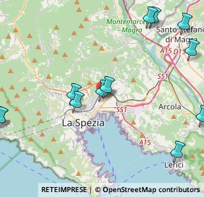 Mappa 19125 La Spezia SP, Italia (5.51167)