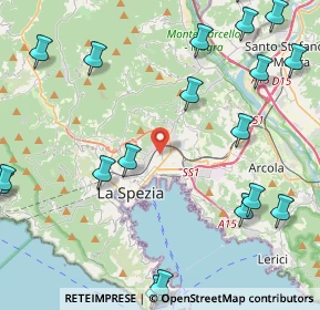 Mappa 19125 La Spezia SP, Italia (6.224)