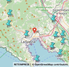 Mappa 19125 La Spezia SP, Italia (6.59667)