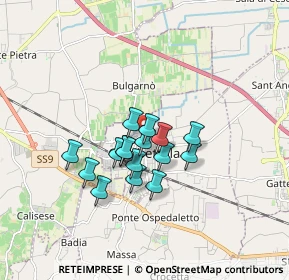 Mappa Piazza 2' Risorgimento, 47035 Gambettola FC, Italia (1.2225)