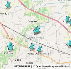 Mappa Piazza 2' Risorgimento, 47035 Gambettola FC, Italia (2.83364)