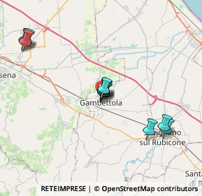 Mappa Piazza 2' Risorgimento, 47035 Gambettola FC, Italia (3.56545)