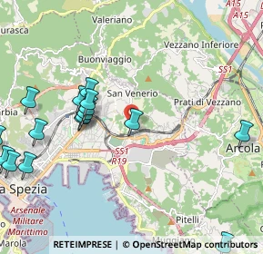 Mappa Via S. Venerio, 19135 La Spezia SP, Italia (2.61125)