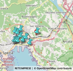 Mappa Via S. Venerio, 19135 La Spezia SP, Italia (1.99571)