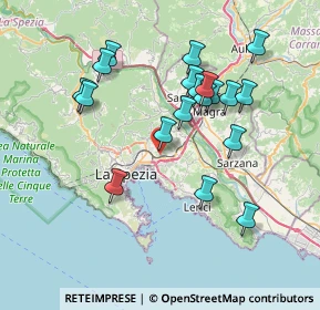 Mappa Via S. Venerio, 19135 La Spezia SP, Italia (7.33842)