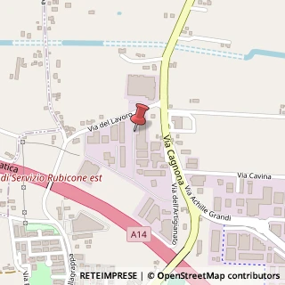 Mappa Via della Liberazione, 29, 47030 San Mauro Pascoli, Forlì-Cesena (Emilia Romagna)