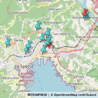 Mappa Via Liguria, 19126 La Spezia SP, Italia (1.94909)
