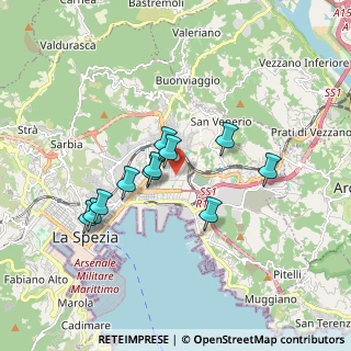 Mappa Via Liguria, 19126 La Spezia SP, Italia (1.50545)