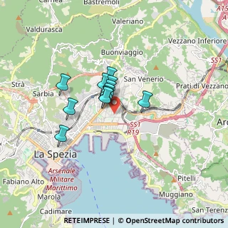 Mappa Via Liguria, 19126 La Spezia SP, Italia (1.11455)