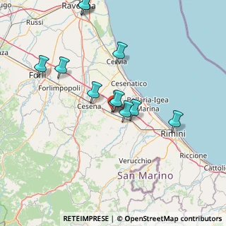 Mappa Via Achille Grandi, 47035 Gambettola FC, Italia (14.65818)
