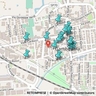 Mappa Via Achille Grandi, 47035 Gambettola FC, Italia (0.216)