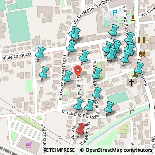 Mappa Via Achille Grandi, 47035 Gambettola FC, Italia (0.14)