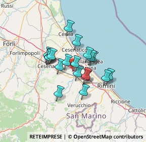 Mappa Via Madre Teresa di Calcutta, 47043 Gatteo FC, Italia (9.649)