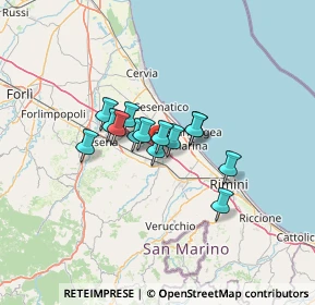 Mappa Via Madre Teresa di Calcutta, 47043 Gatteo FC, Italia (8.29429)