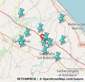 Mappa Via Madre Teresa di Calcutta, 47043 Gatteo FC, Italia (3.16583)