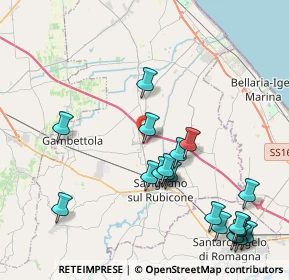 Mappa Via Madre Teresa di Calcutta, 47043 Gatteo FC, Italia (4.951)