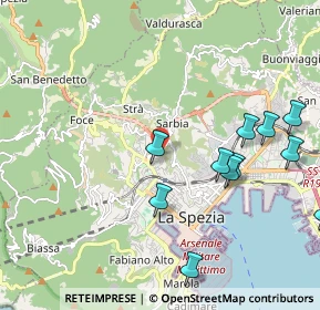 Mappa Via Gioacchino Rossini, 19122 La Spezia SP, Italia (2.34818)