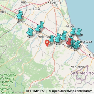Mappa 47032 Polenta FC, Italia (16.234736842105)