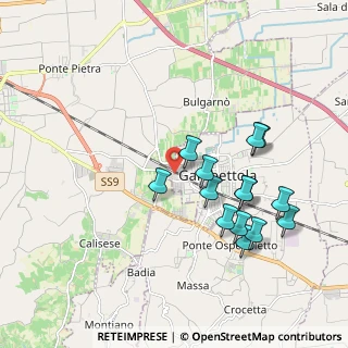 Mappa Via della Rotaia, 47035 Gambettola FC, Italia (1.91357)