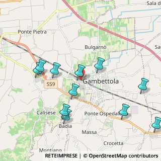 Mappa Via della Rotaia, 47035 Gambettola FC, Italia (2.27182)