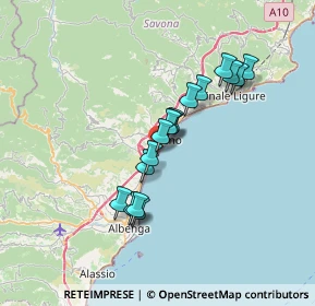 Mappa Lungo Mare, 17025 Loano SV, Italia (5.64375)