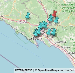 Mappa Via Amedeo Sommovigo, 19126 La Spezia SP, Italia (9.674)