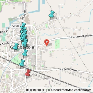 Mappa Via Grazia Deledda, 47035 Gambettola FC, Italia (0.6355)