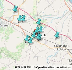 Mappa Viale G. Carducci, 47035 Gambettola FC, Italia (2.70917)