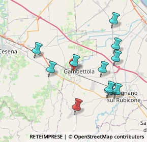 Mappa Viale G. Carducci, 47035 Gambettola FC, Italia (4.08455)