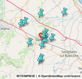 Mappa Viale G. Carducci, 47035 Gambettola FC, Italia (3.11167)