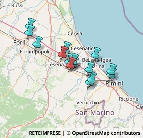 Mappa Viale G. Carducci, 47035 Gambettola FC, Italia (10.62933)