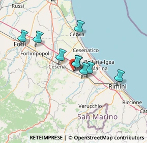 Mappa Viale G. Carducci, 47035 Gambettola FC, Italia (14.66091)