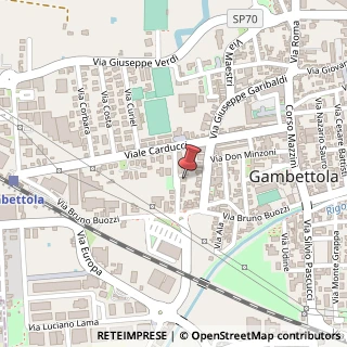 Mappa Via Vittorio Veneto, 14, 47035 Gambettola, Forlì-Cesena (Emilia Romagna)