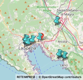Mappa 19020 La Spezia SP, Italia (3.63706)